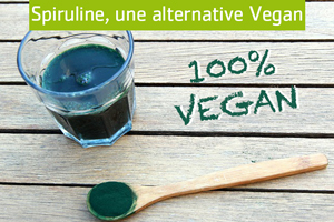 Spiruline, idéale pour les vegan